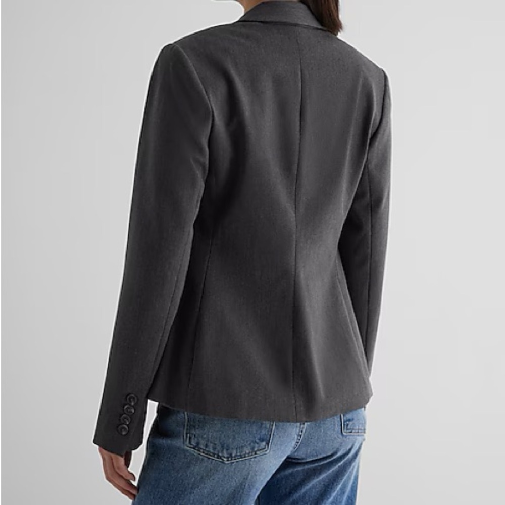 Express Grey Suit Blazer - Picture 3 of 10